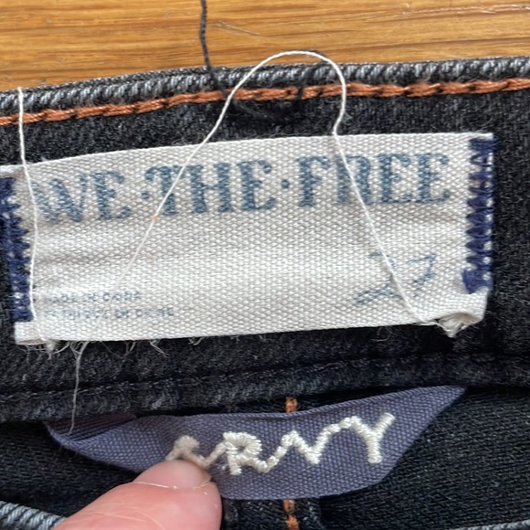 We The Free Black Straight Leg Jeans - Picture 6 of 6